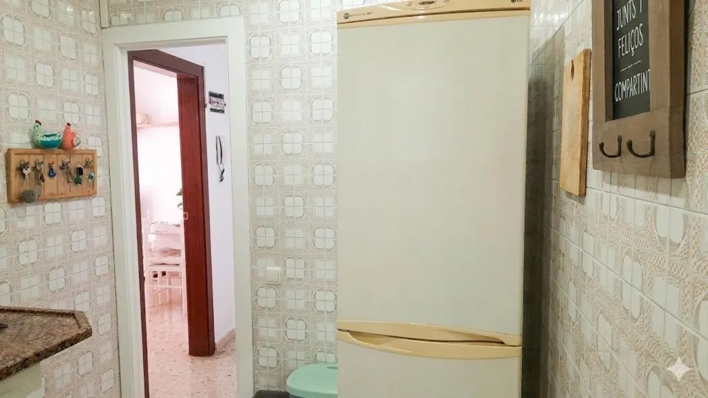 Cuisine - Apartment with Sea View Balcony in Les Roquetes