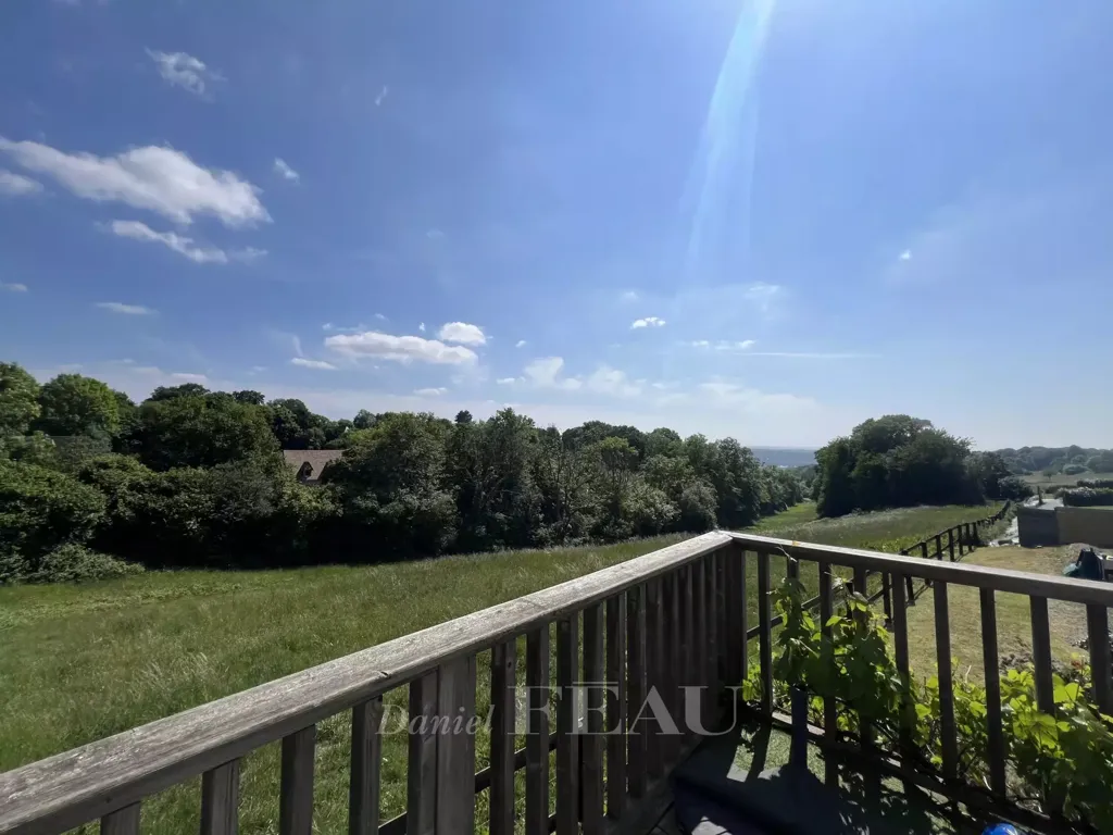 Balcon - Maison Récemment Construite avec Vue sur la Touques à Trouville-sur-Mer