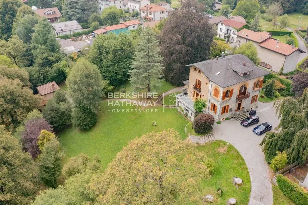 Vue aérienne - Liberty-Style Villa with Park in Valle Intelvi