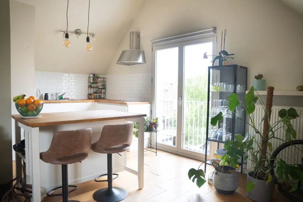 Cuisine - Appartement Rénové avec Jardin Privé à Antwerpen