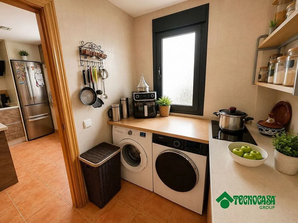 Buanderie - Terraced House with Balcony in Torrijos
