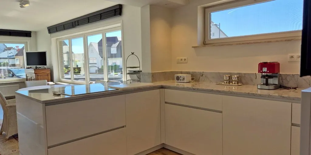 Cuisine - Appartement avec Vue sur les Dunes à Westende