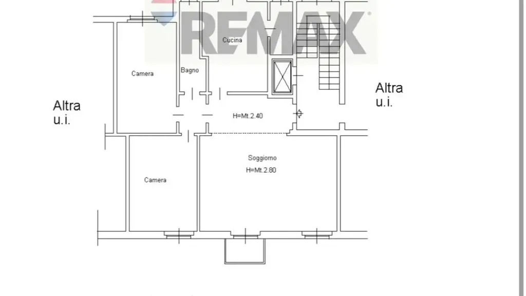 Plan - Triplex with Balcony in Sesto San Giovanni