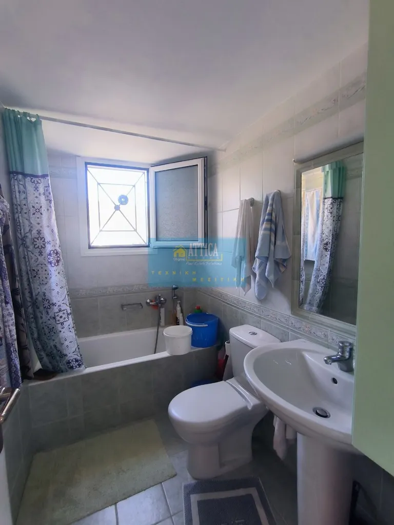 Bathrooms - Detached House with Sea View near Harakas