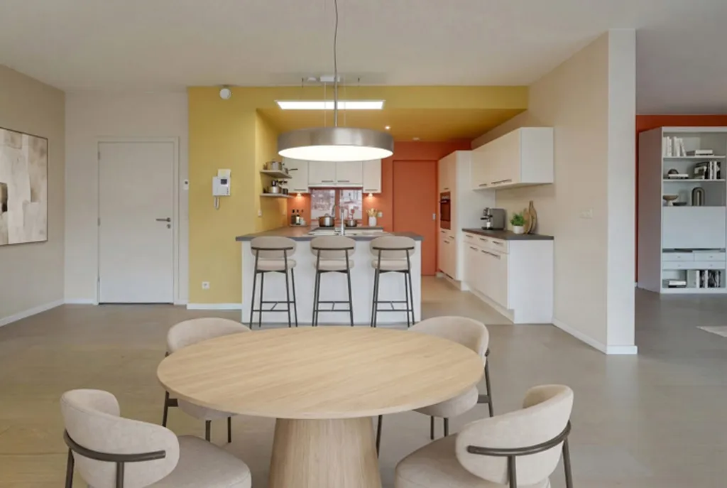 Söögituba - Apartment with Cathedral Views in Tournai