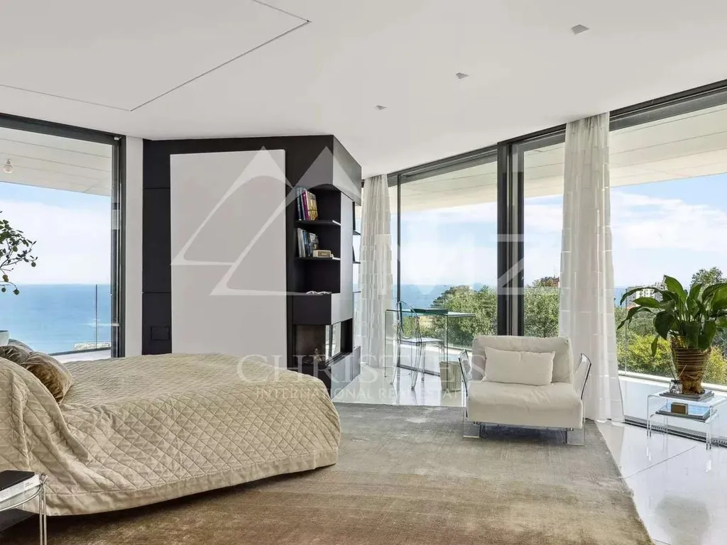 Chambres - Villa Moderne avec Vue Mer près de Monaco