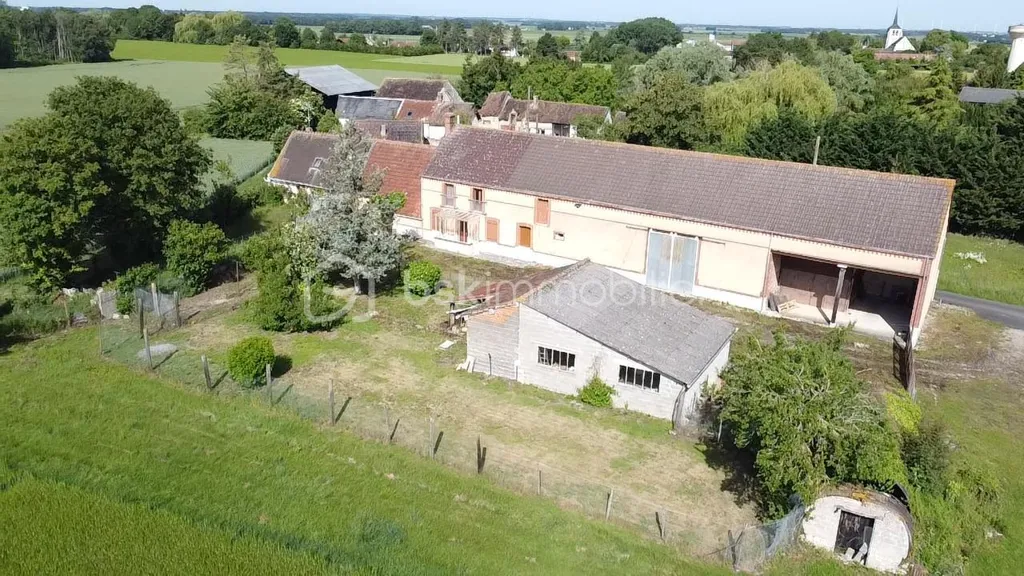 Vista aerea - Longère with Hangar in Moulon
