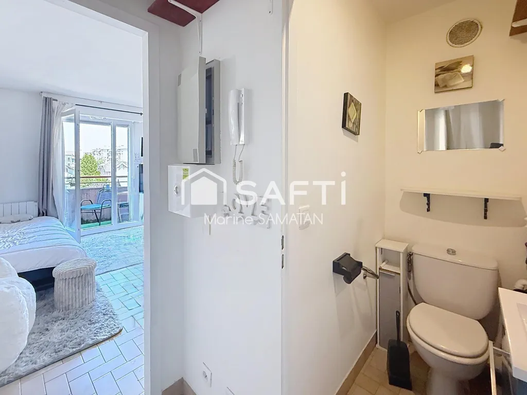 Camere da letto - Studio with Balcony near Geneva