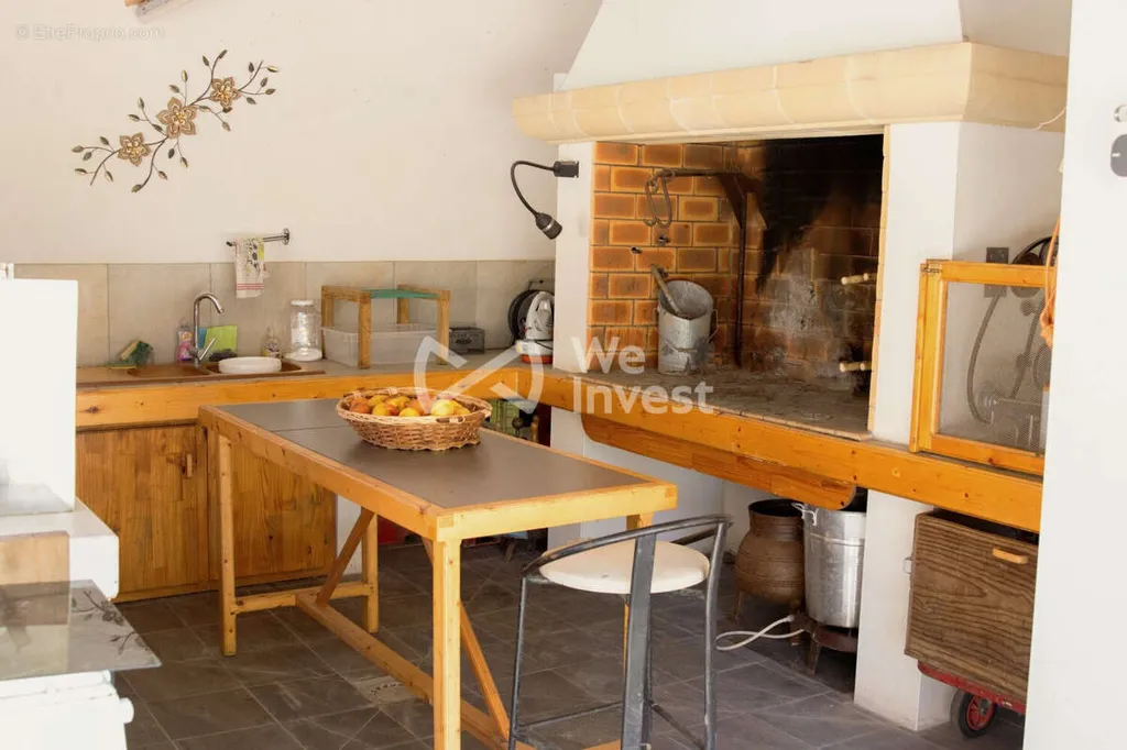 Köök - Luxury House with Pool in Périssac