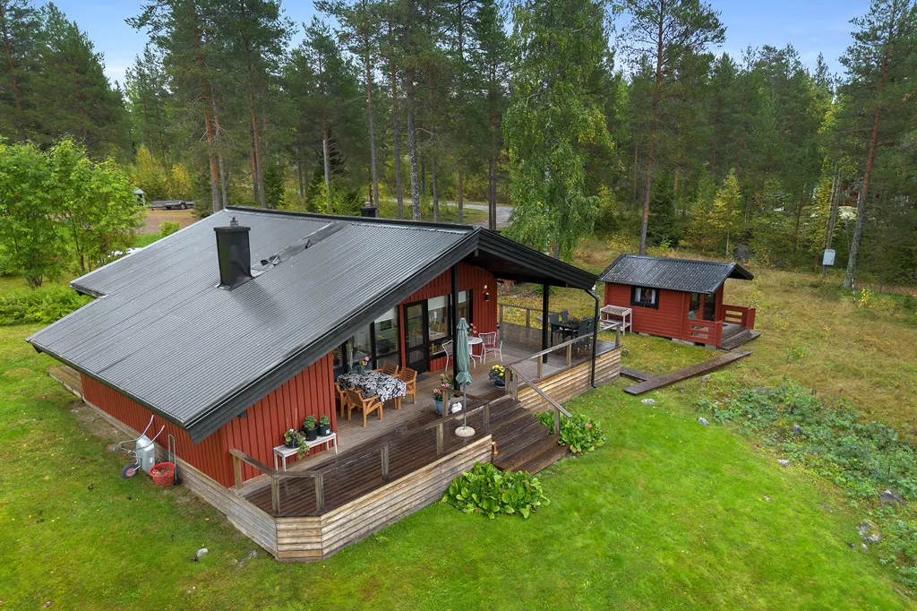 Vista aérea - Cottage with Fireplace in Råneå