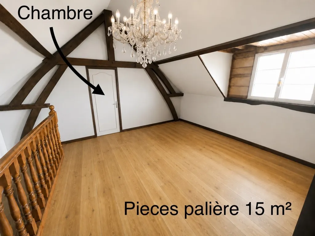 Pièces - Longère avec Dépendance à Bazicourt