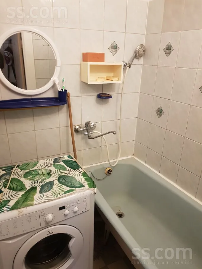 Bagni - One-Bedroom Flat with Balcony in Purvciems