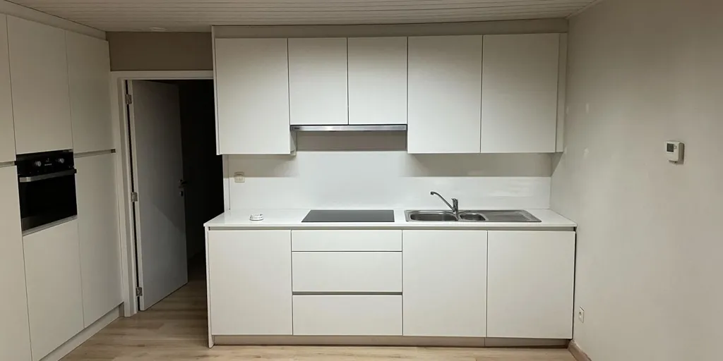 Cuisine - Appartement avec Jardin et Terrasse à Retie