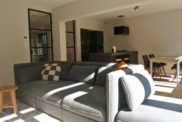 Living Room - 2-Bedroom Apartment with Park View in Den Haag