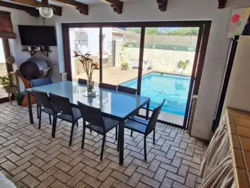 Piscine - Chalet with Pool near La Barrosa Beach