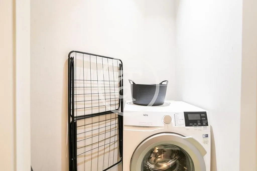 Buanderie - Furnished Flat with Balcony in La Nova Esquerra de l'Eixample