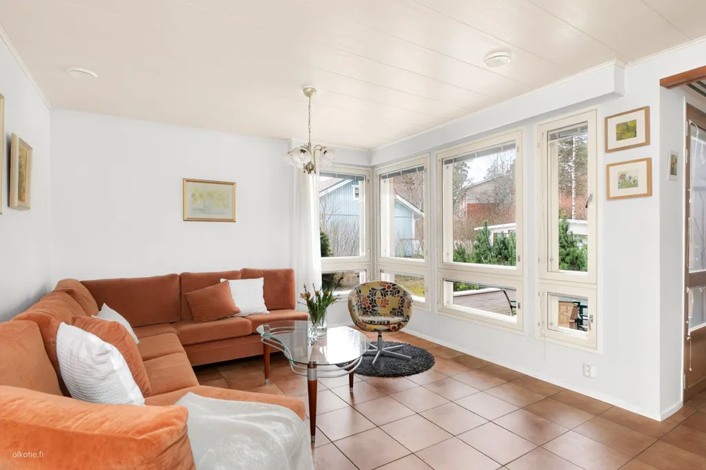 Séjour - Detached House with Garden in Veikkola, Kirkkonummi