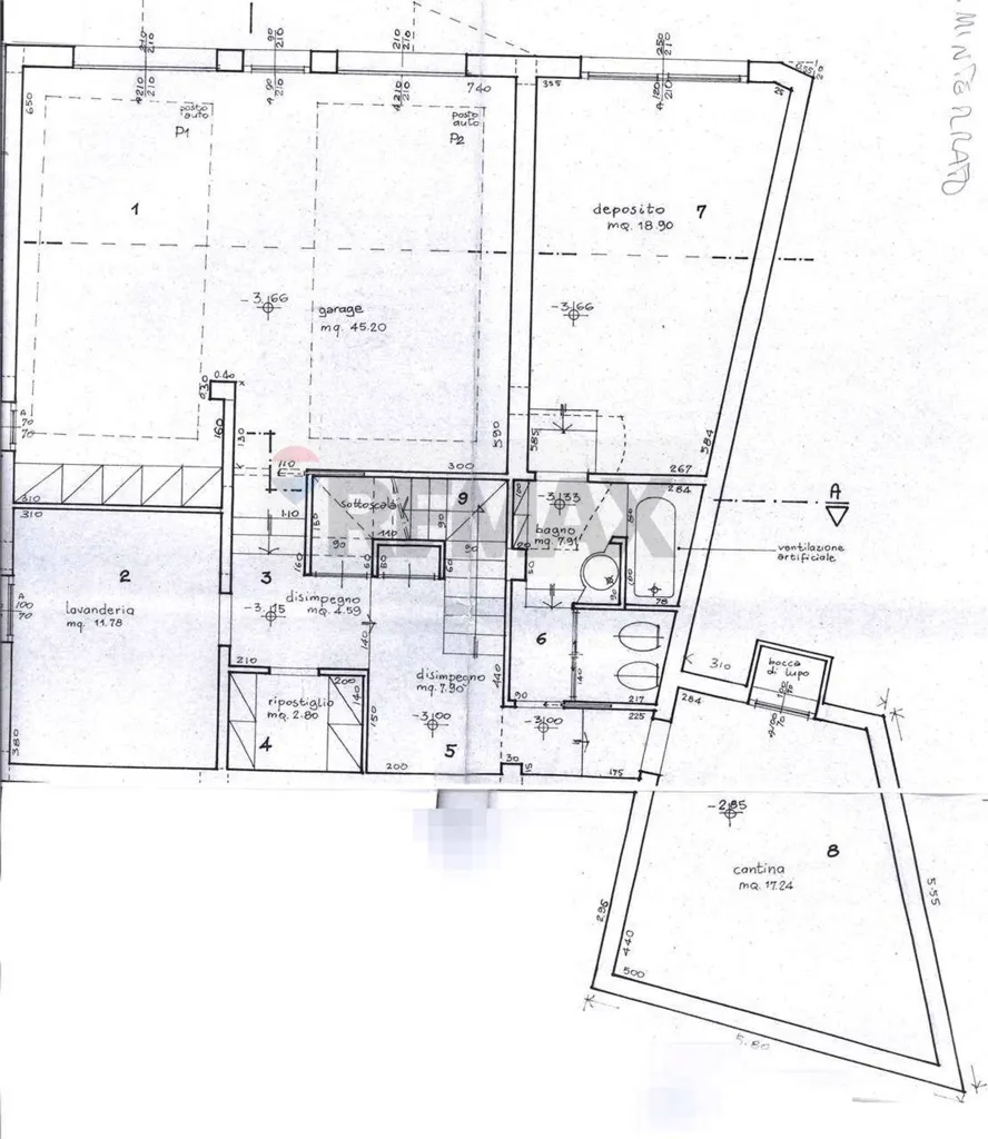 Plan - Villa with Garden in Faetano