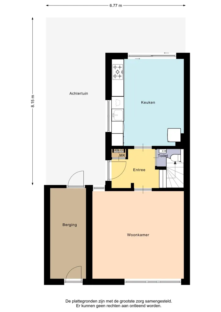 Plano - Waterfront House with Terrace in ’s-Graveland