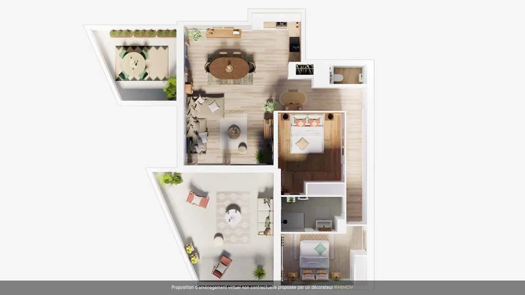 Plan - Appartement Neuf avec Terrasse à La Palmyre