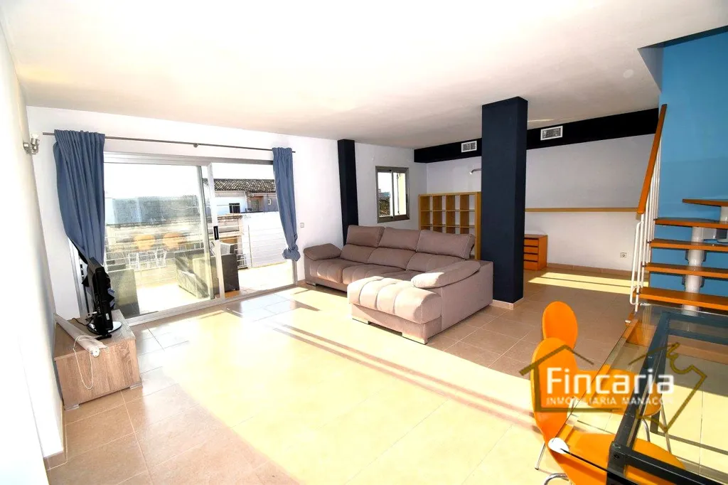 Séjour - Penthouse with Bay View in Carrer Penyes
