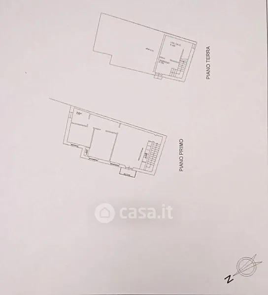 Plan - Rear-Facing Apartment with Balcony in Gambolò