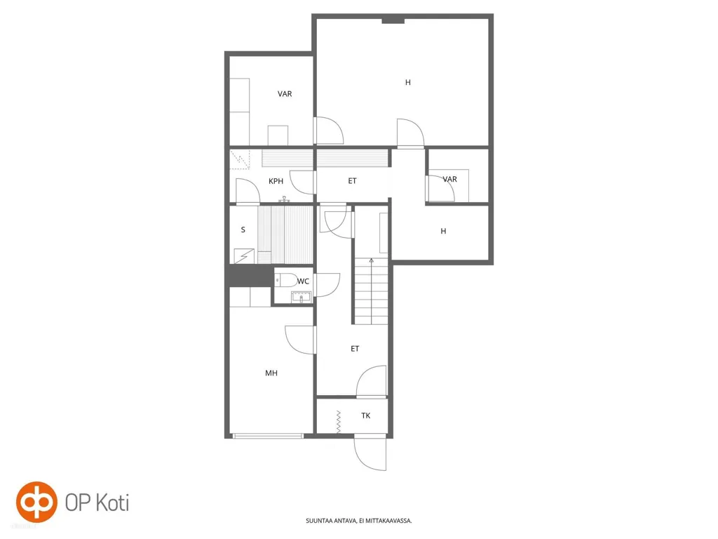 Plan - Architectural Apartment with Sauna in Turku