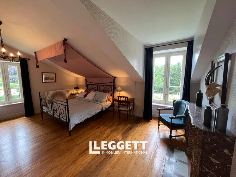 Camere da letto - Manor with Gîte in 7-hectare Park