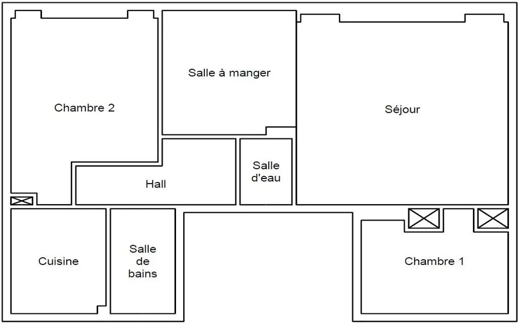 Plan - Appartement Luxueux avec Vue Mer à Cannes