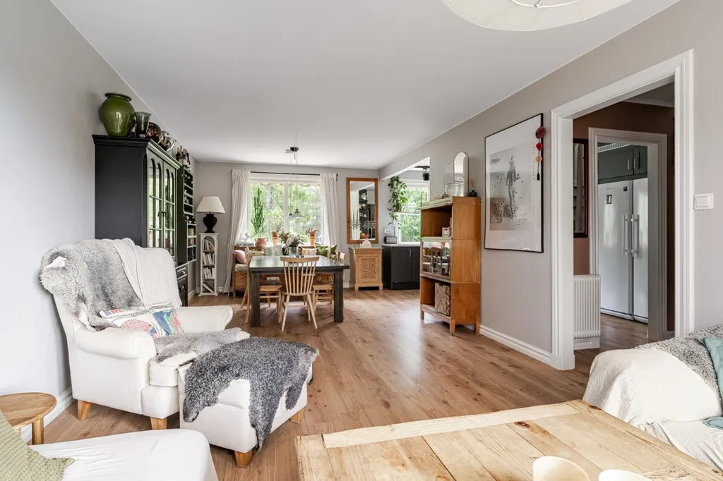 Séjour - Modernised Terraced House with Garden in Hille