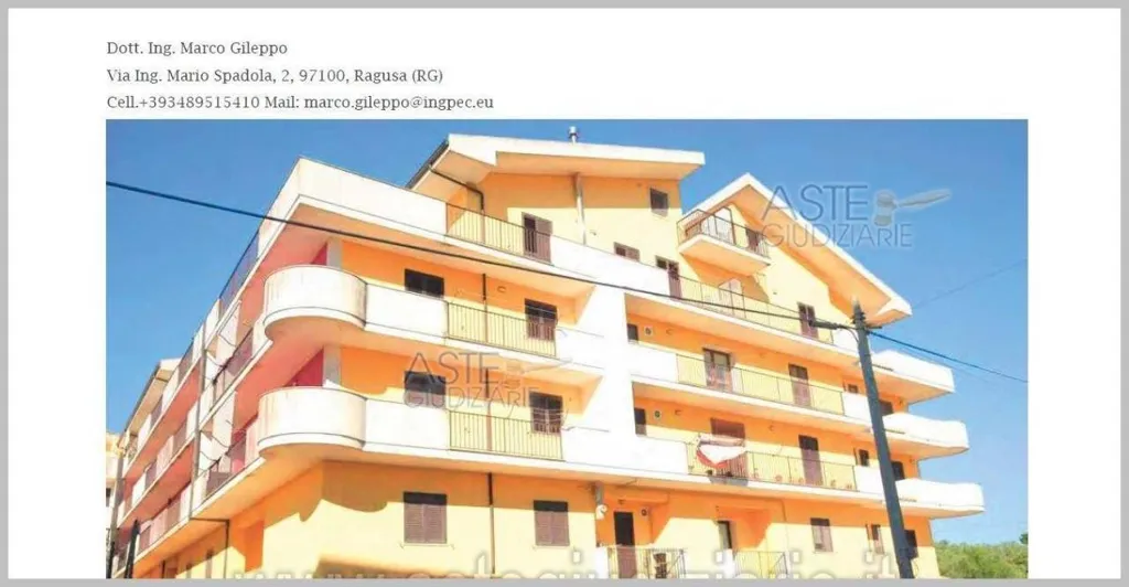 Auctioned Apartment with Balcony in Modica