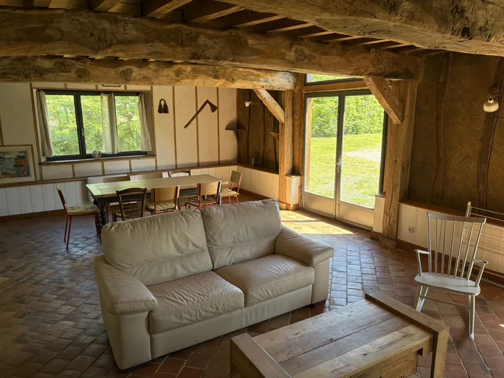 Soggiorno - Rustic House with Pétanque Court in Lyons la Forêt