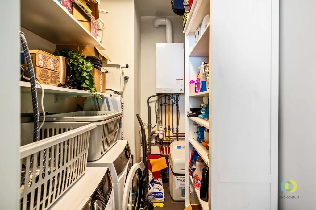 Utility Room - Ground Floor Apartment with Terrace in Vilvoorde
