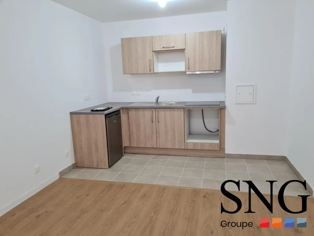 Cuisine - Appartement T3 avec Balcon dans Résidence O Jardin à Amiens