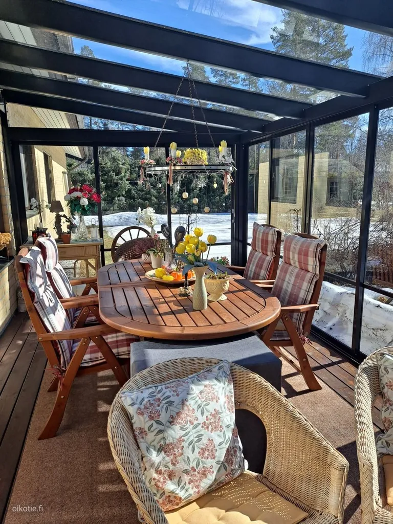 Terrace - Detached House with Large Terrace in Lappeenranta