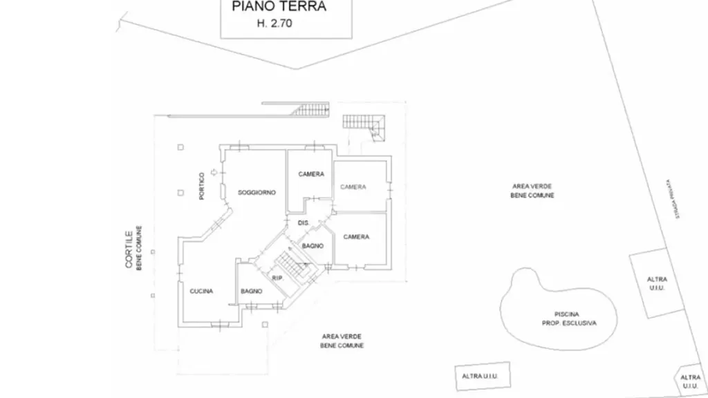 Plaan - Villa with Pool and Garden in Barbania