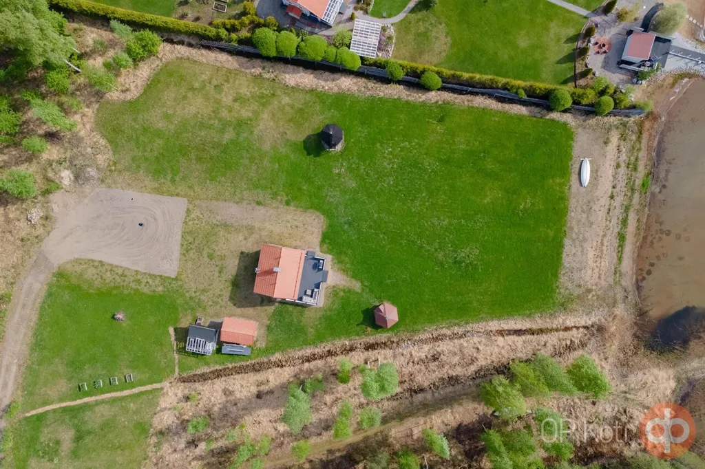 Õhuvaade - Riverside Plot with Sauna in Sotkamo