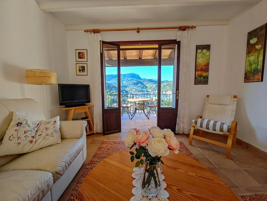 Séjour - Apartment with Sea View in Port de Sóller