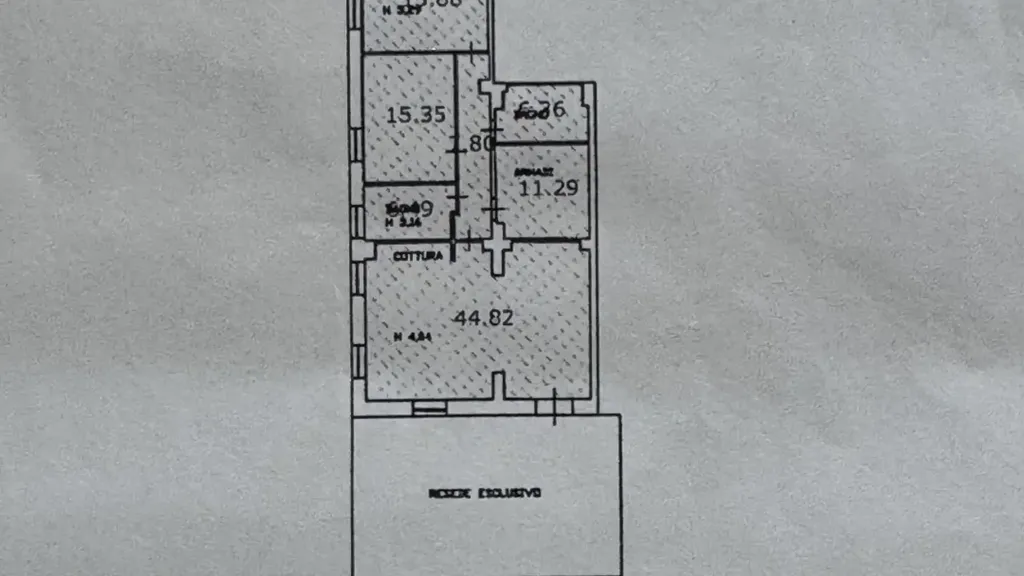 Floor Plan - Ground Floor Apartment with Garden in Querceta