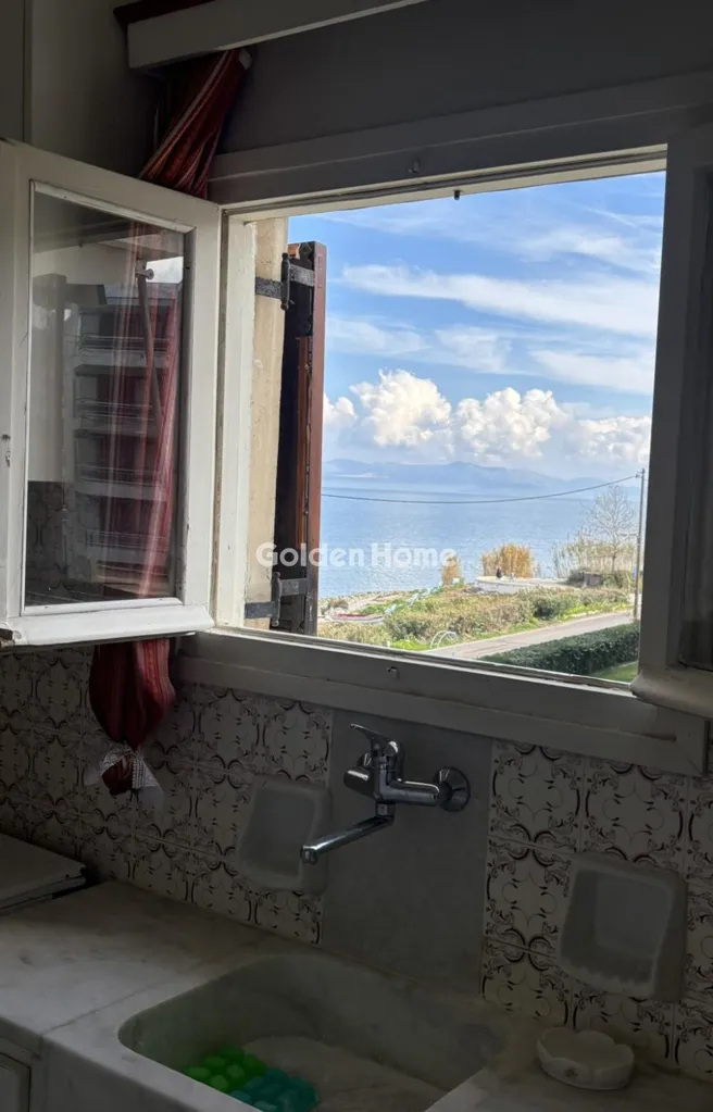 Kitchen - Apartment with Sea View in Oropos