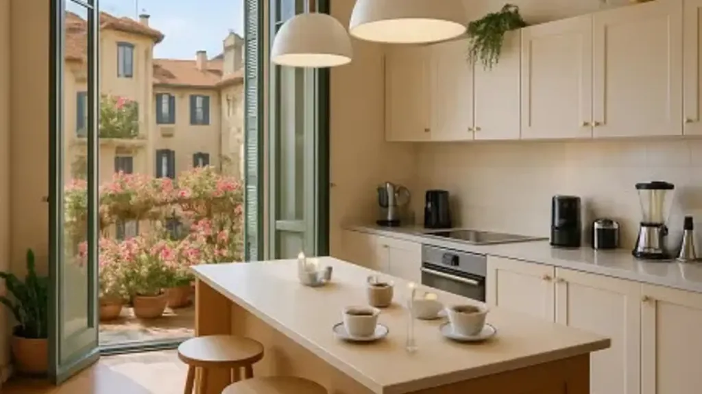 Köök - Apartment with Park View in Milan