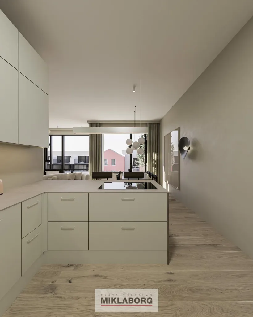 New Flat with Balcony in Hafnarbraut