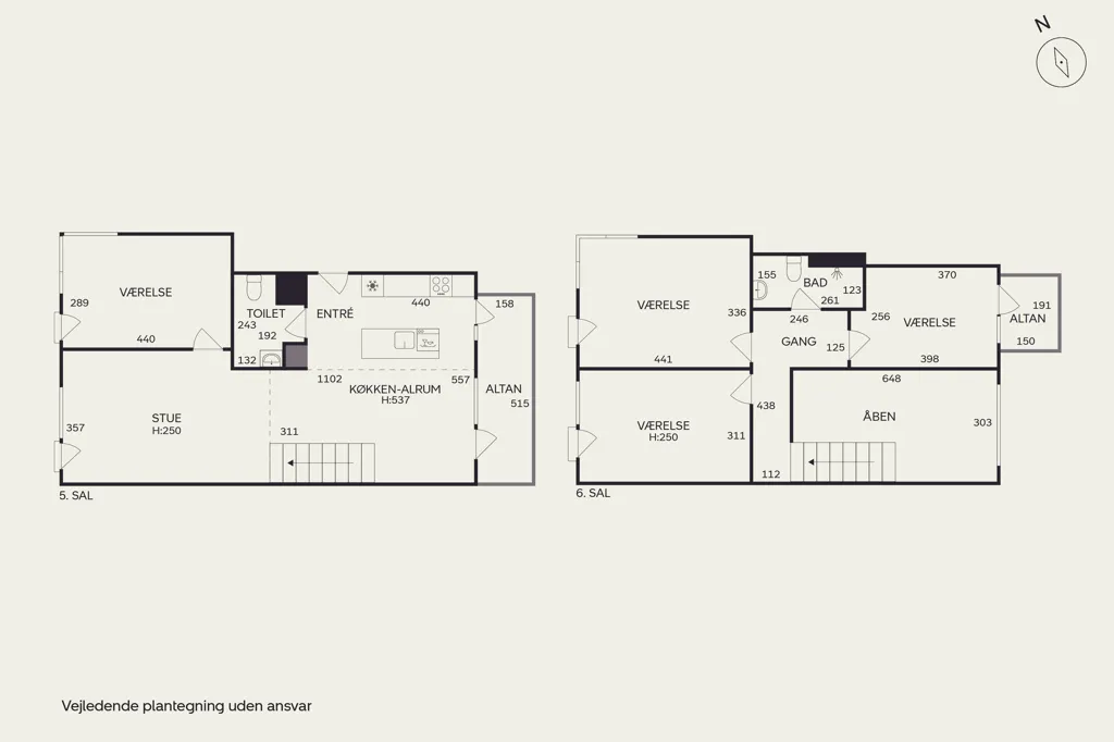Grundriss - Apartment with Balcony in Copenhagen N