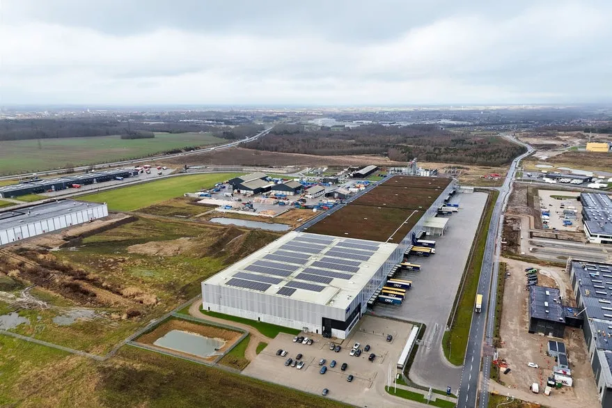 Õhuvaade - Logistics Centre with Four Warehouses in Denmark