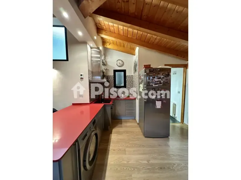 Cucina - Loft with Wood Beams in Logroño