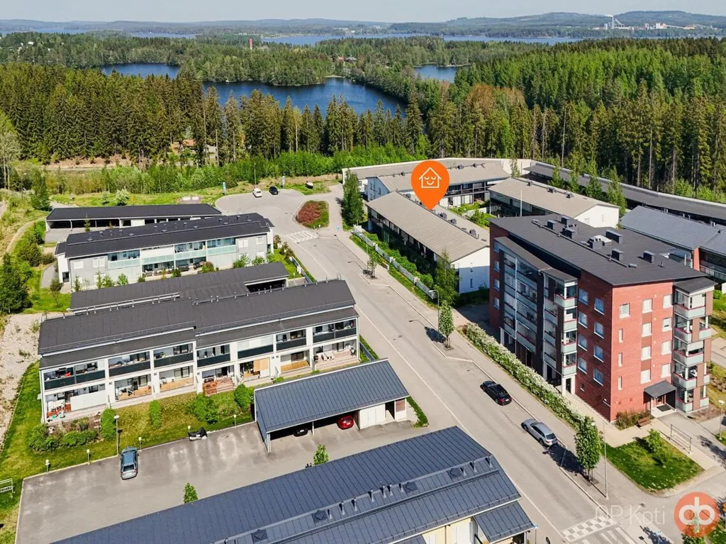 Õhuvaade - Basement Apartment with Terrace in Kuopio