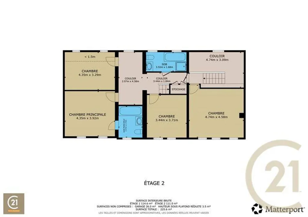 Plan - Villa de Caractère avec Piscine à Tourinnes-Saint-Lambert