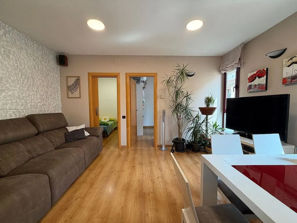 Soggiorno - Bright Apartment with Air Conditioning in Sant Pere