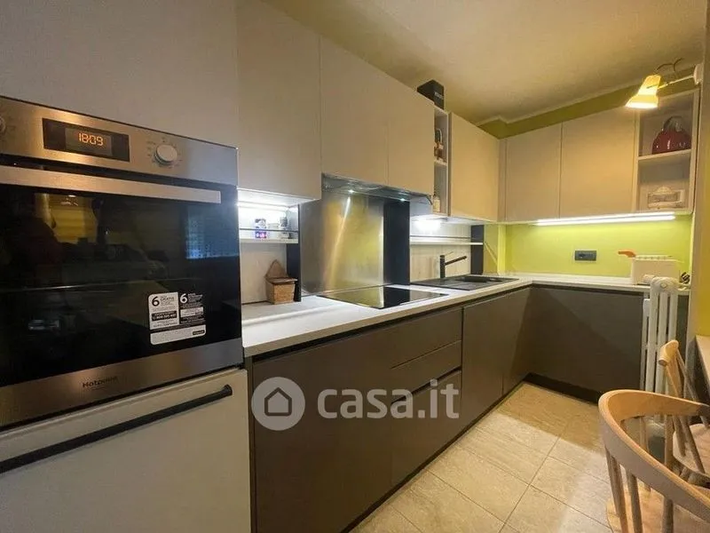 Cuisine - Rustic Flat with Private Garden in Pré-Saint-Didier
