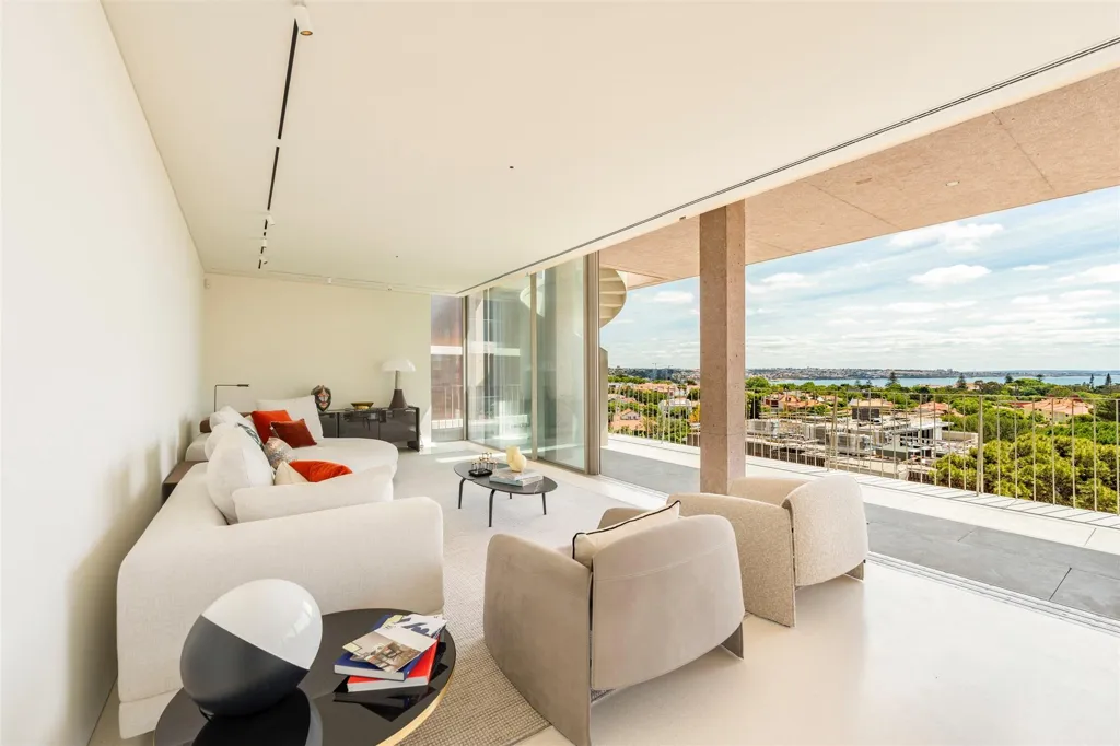 Soggiorno - Penthouse with Panoramic Sea View in Cascais